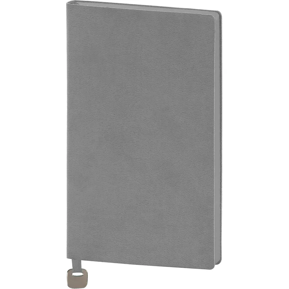 Termo Deri Yumuşak Kapaklı Çizgili Cep Defteri -03490, Gri, 10 x 17 cm