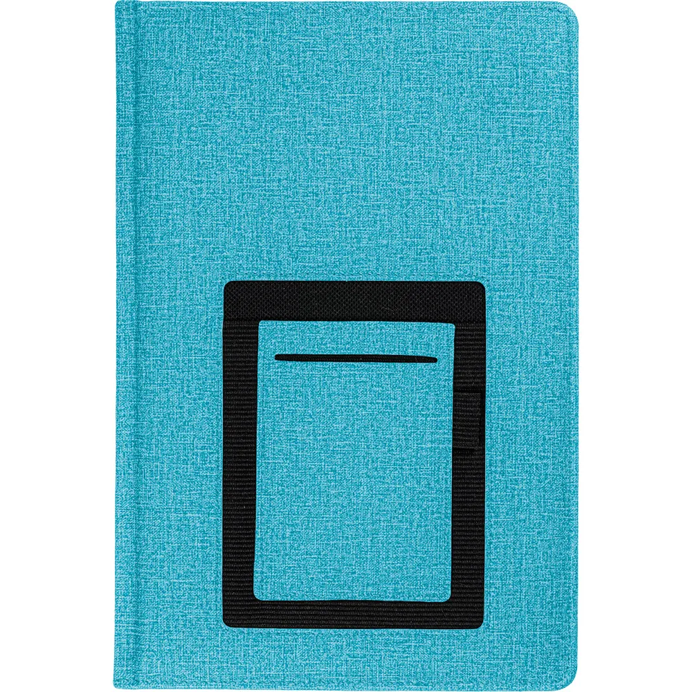 Termo Deri Telefon Bölmeli Günlük Ajanda -04069, Turkuaz Renk, 17 x 24 cm