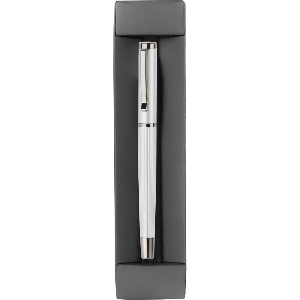 Metal Gövdeli Roller Kalem -02961 Beyaz Kapaklı Tasarım