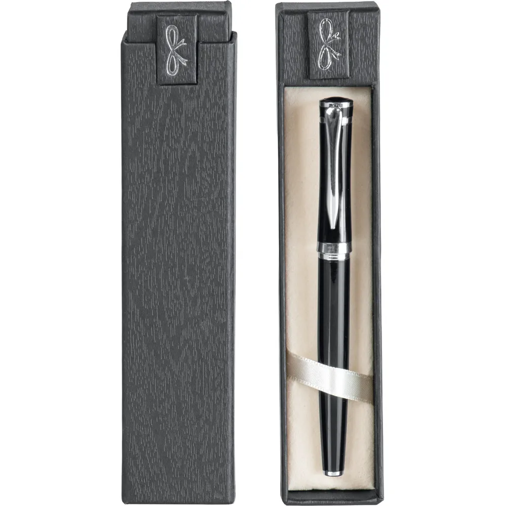 Prestij Metal Roller Kalem -02963, Siyah Hediyelik Sunum