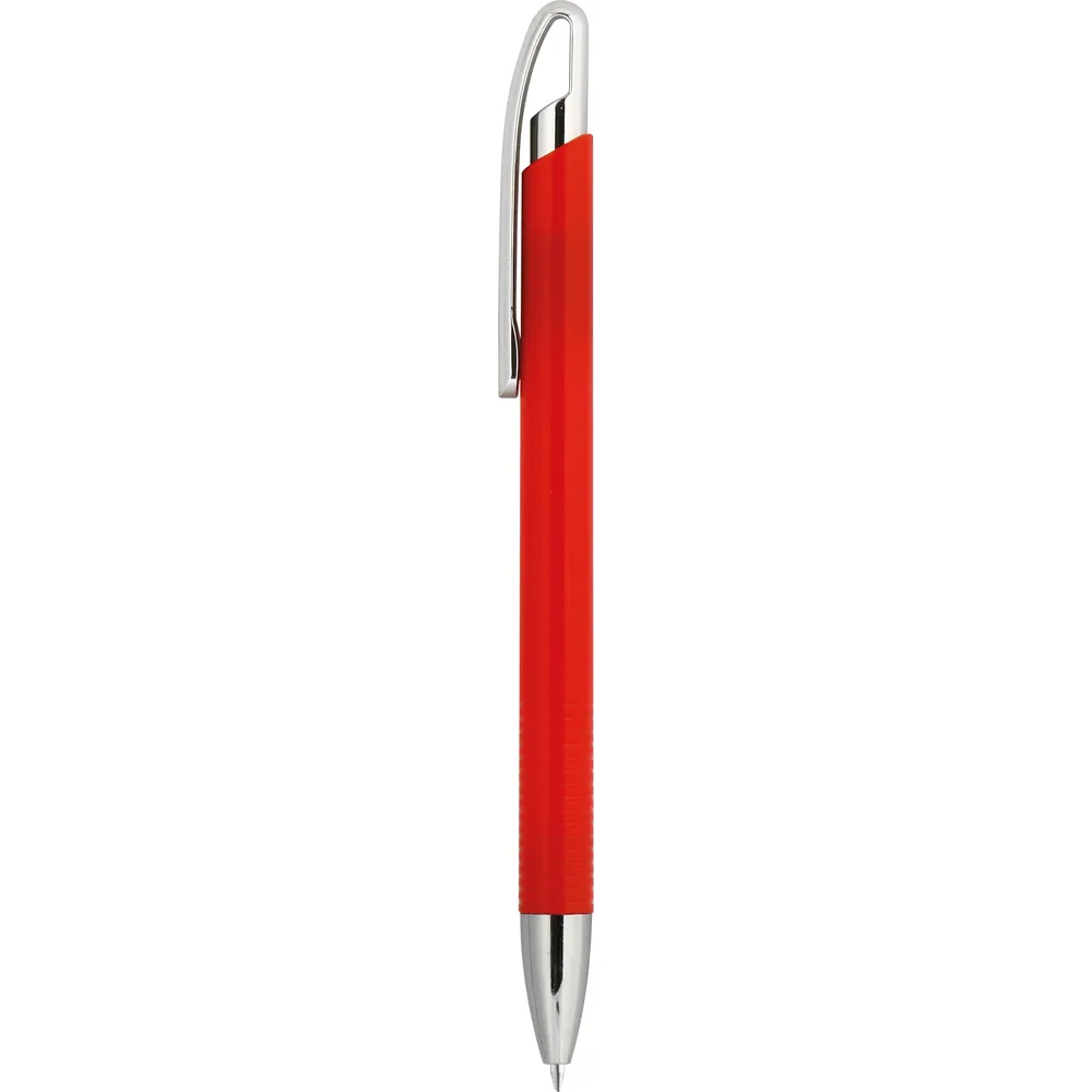 Basmalı Yerli Üretim Plastik Tükenmez Kalem -02996, Kırmızı Detay
