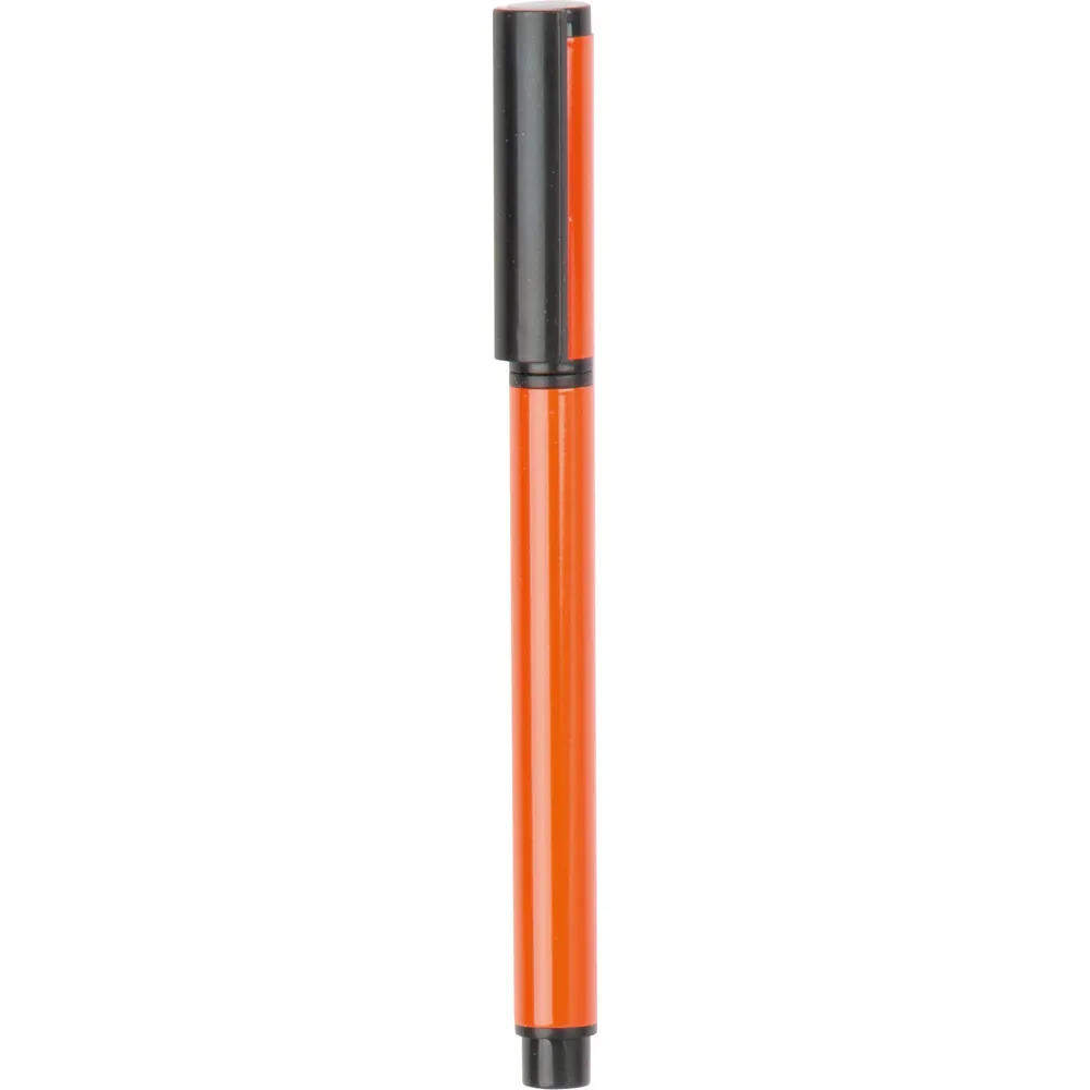 Jel Refilli Metal Roller Kalem -03038, Turuncu Detay Görünüm