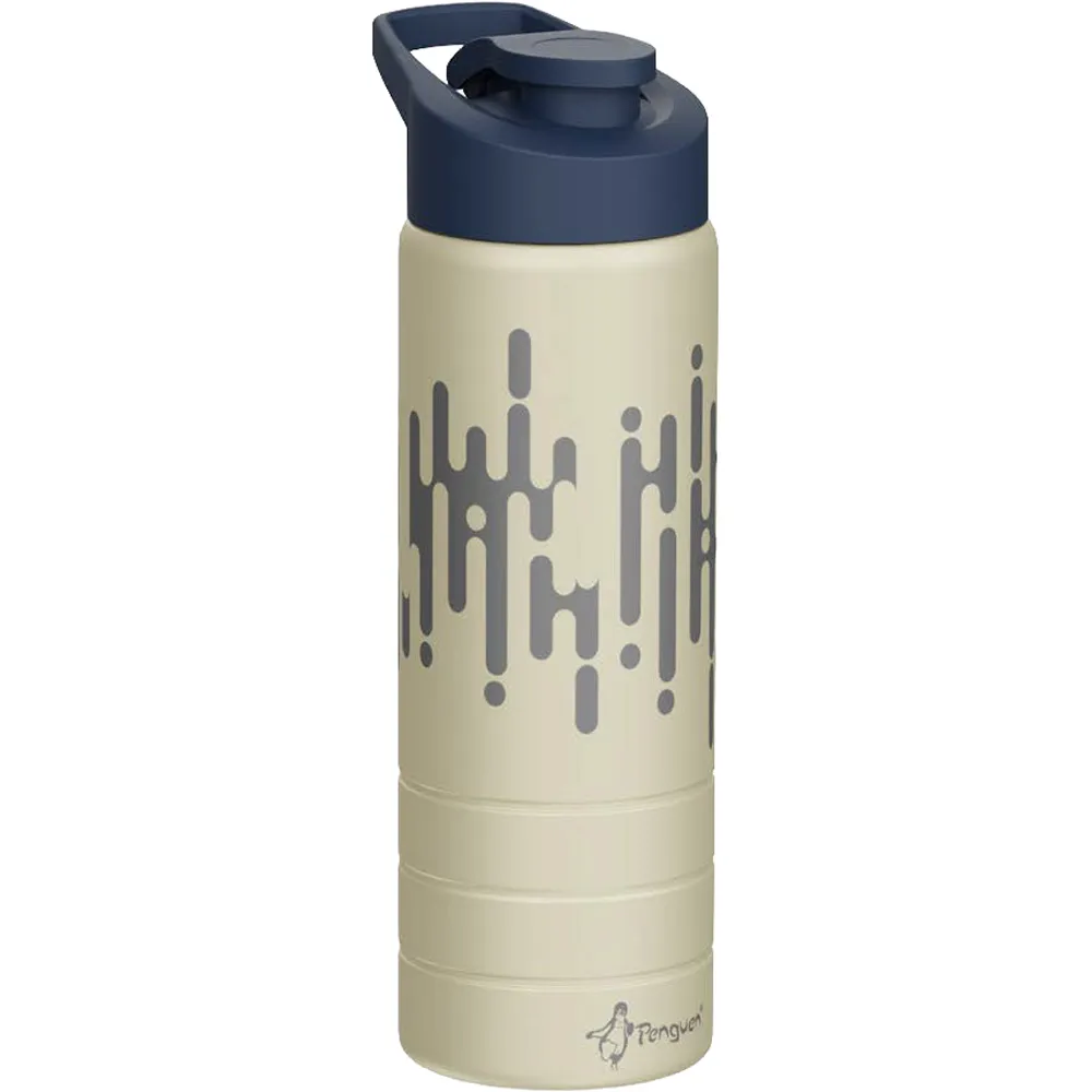 750 ml Çelik Termos -03084, Beyaz Detay