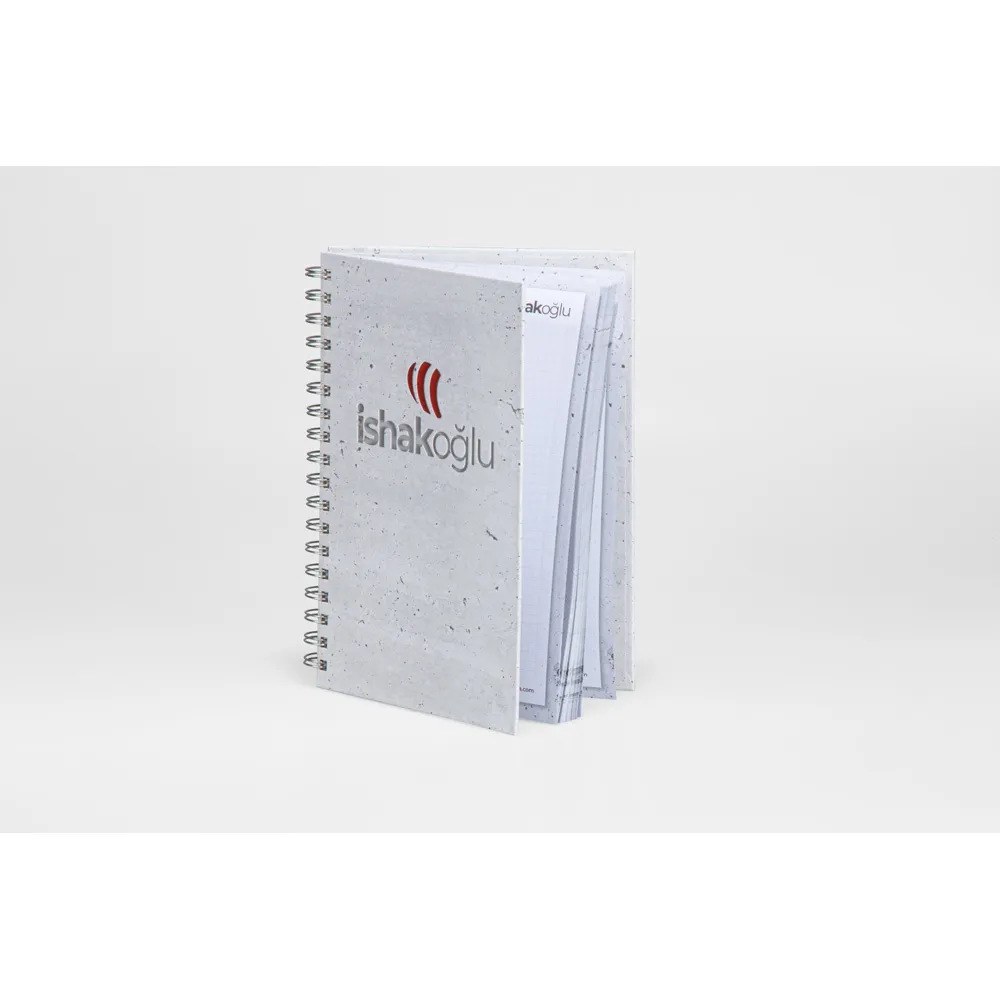 Spiralli Sert Kapak Taslama Defter -03406, 15 x 21 cm Genel Görünüm