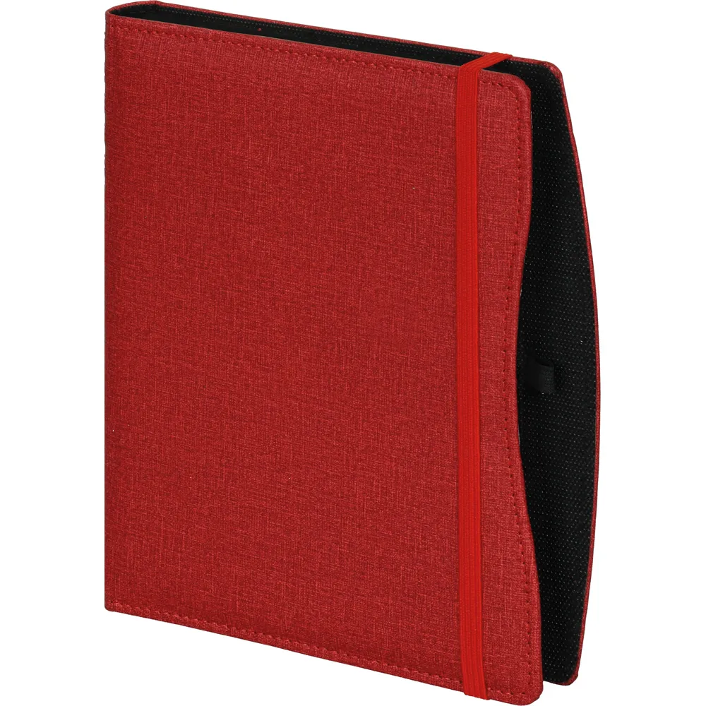17 x 24 cm Gizli Spiralli Ajanda Kapağı -03574, Kırmızı Detay Görünümü