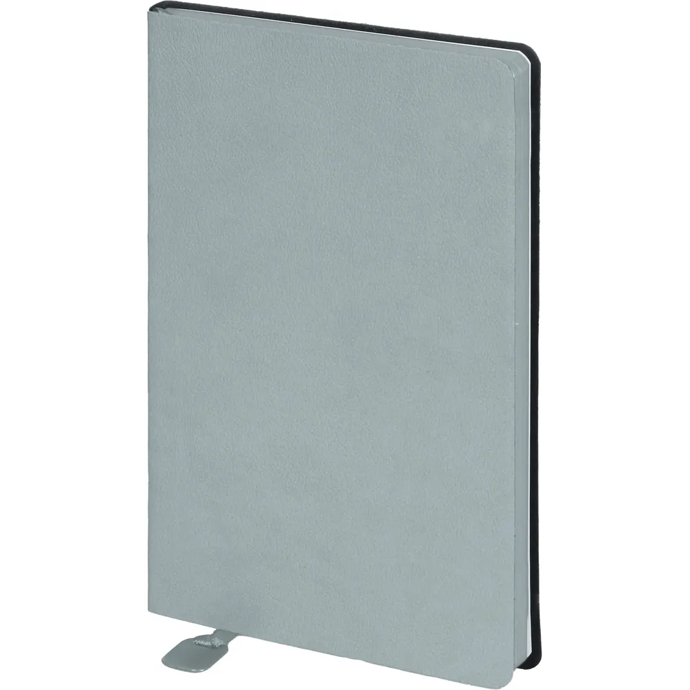 Termo Deri Yumuşak Kapaklı Tarihsiz Defter 13x21 cm -03592, Gri Kurumsal Model