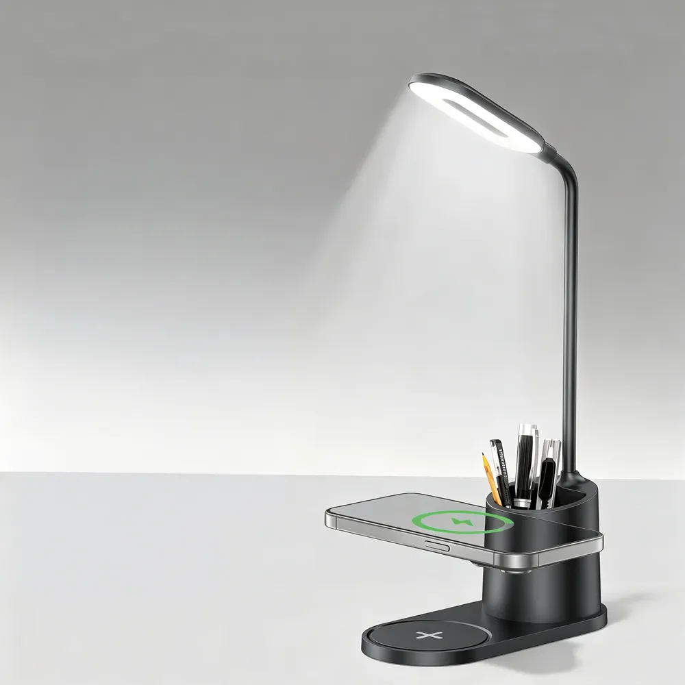 15W Kablosuz Şarj Özellikli 3 Modlu LED Masa Lambası -03615