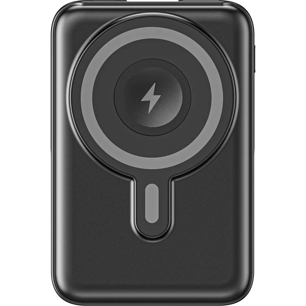 MagSafe LCD Göstergeli 15W Wireless 10.000 mAh Powerbank -03682, Siyah Kablosuz Şarj