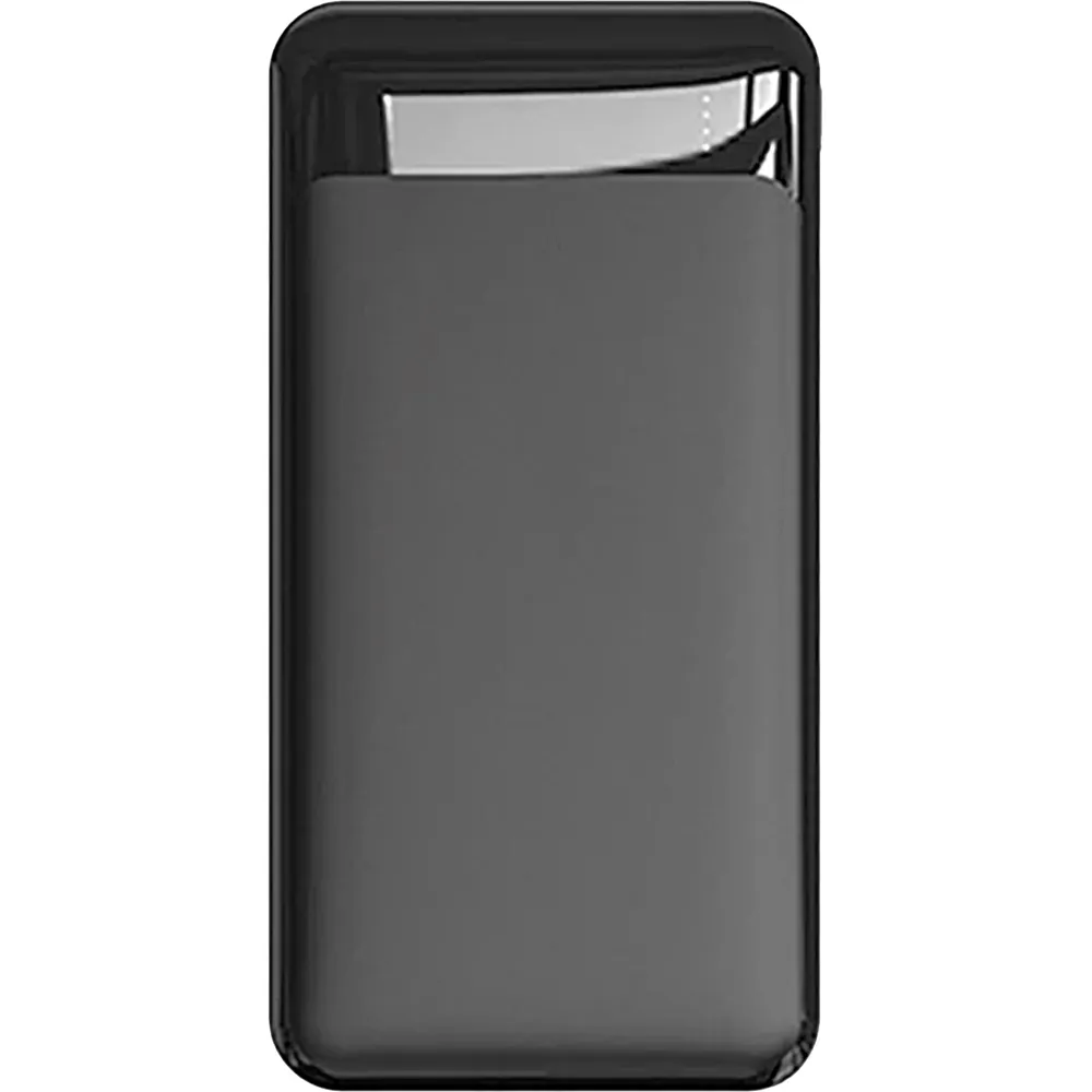 Çift USB Çıkışlı 10000 mAh ABS Powerbank -03706, Siyah Model
