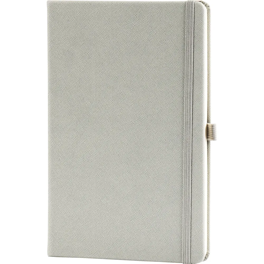 Termo Deri Kareli Tarihsiz Defter -03742, Gri, 16 x 24 cm Doku ve Ciltleme Detayı