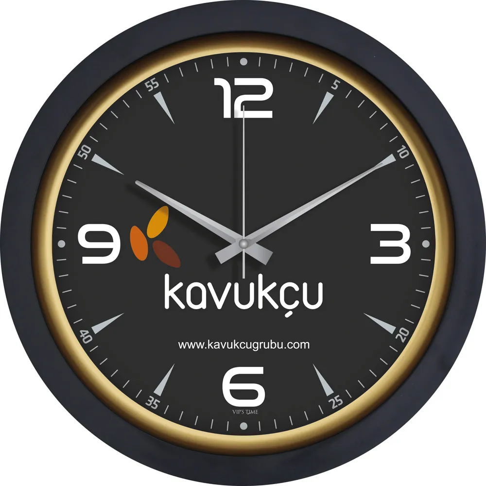 Akar Saniyeli Plastik Duvar Saati -03910, 40 cm Kadran Görünümü