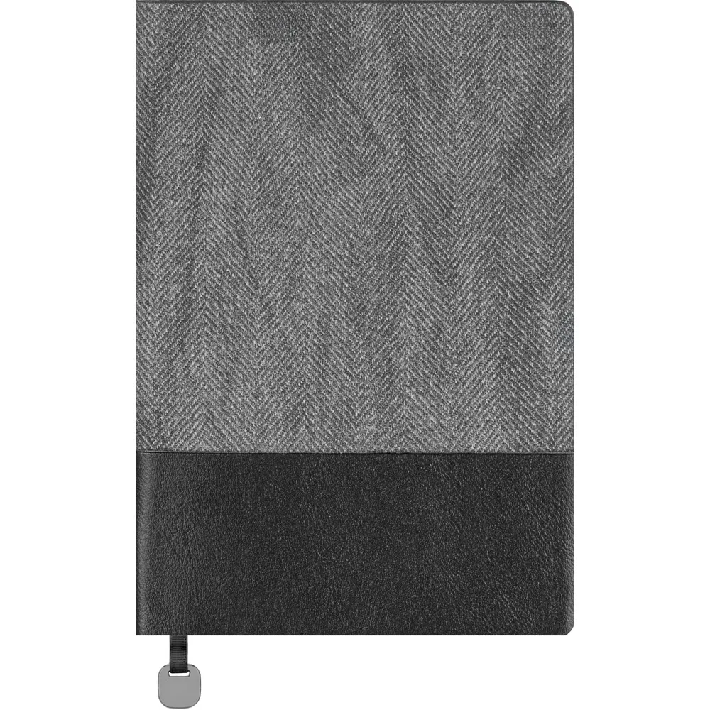Termo Deri Yumuşak Kapaklı Metal Tokalı Tarihsiz Defter -04066, Siyah Genel Görünüm