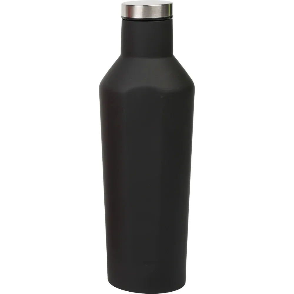 Rubber Gövdeli Termos 500 ml -03108, Siyah