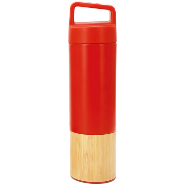 Promosyon Bambu Termos 540 ml Kırmızı 3547 Promosyon Bambu Termos 540 ml Kırmızı 3547