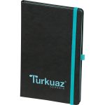 Logo Baskılı Promosyon Tarihsiz Defter Turkuaz Ulus-TRK - ulus turkuaz