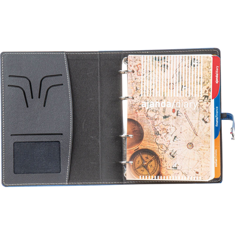 Logo Baskılı Promosyon Organizer Ajanda Lacivert Çeşme-L - cesme ic v2