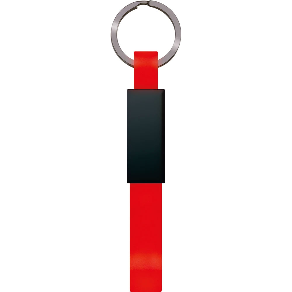 an-5110_kirmizi.jpg Logo Baskılı Promosyon Çift Yönlü Anahtarlık Kırmızı AN-5110-K - an 5110 kirmizi