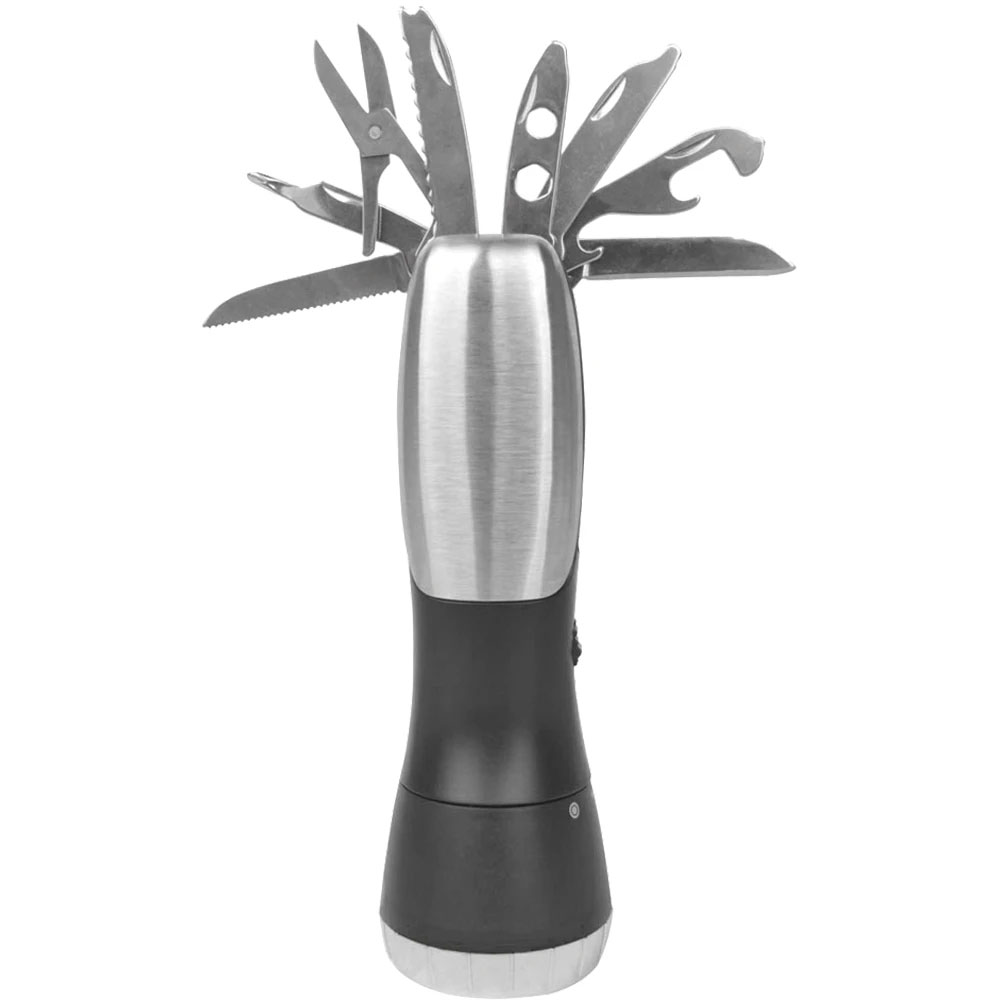 Logo Baskılı Promosyon Çok Fonksiyonlu Fenerli Çakı 4215 - 4215 acik