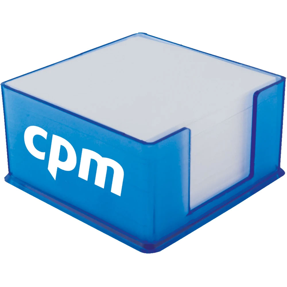 Logo Baskılı Promosyon Notluk Lacivert L-6100-L - pt 6100 m seffaf kagitlik