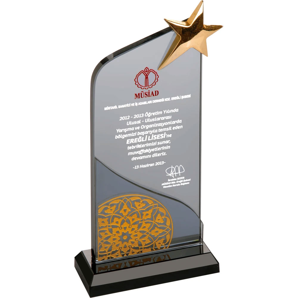 Logo Baskılı Promosyon Kristal Plaket EKT-101 - ekt 101