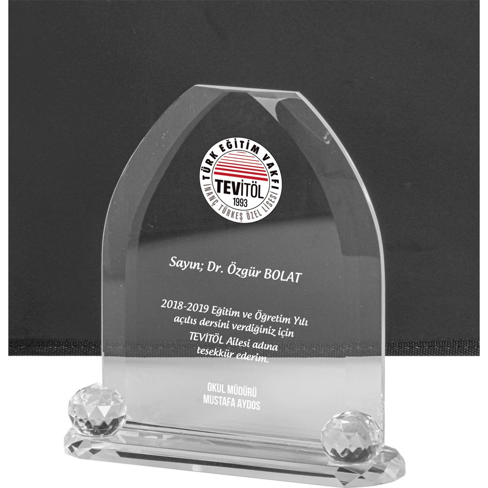 ekt-209.jpg Logo Baskılı Promosyon Kristal Plaket EKT-209 - ekt 209