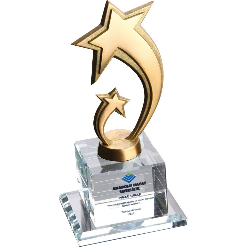 Logo Baskılı Promosyon Kristal Plaket EKT-230 - ekt 230