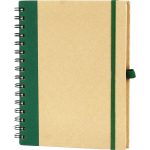 gd-20_yesil.jpg Logo Baskılı Promosyon Spiralli Not Defteri Yeşil GD-020-YSL - gd 20 yesil