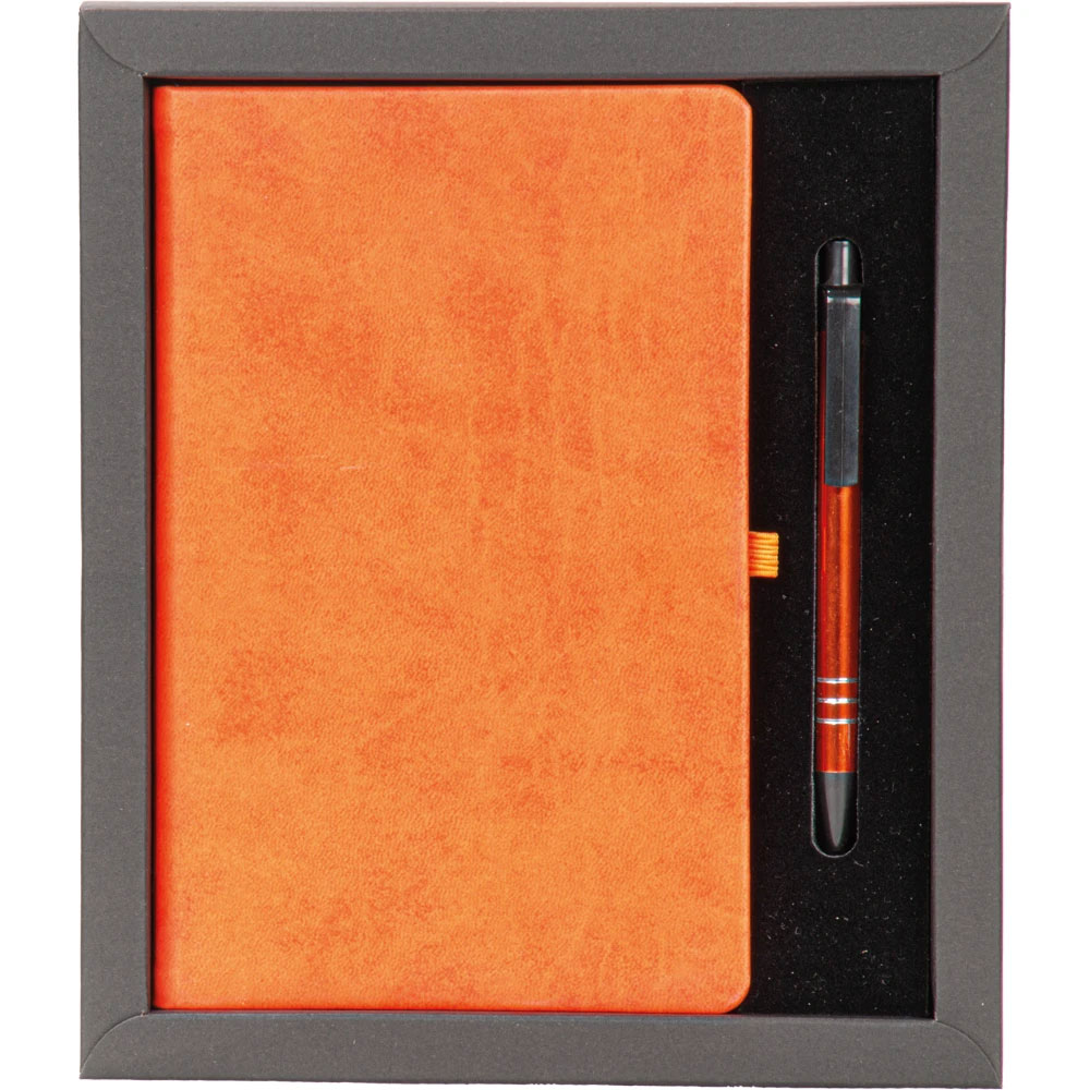 Logo Baskılı Promosyon Hediyelik Set Turuncu Balıkesir-T - balikesir turuncu