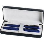 Logo Baskılı Promosyon Roller ve Tükenmez Kalem Lacivert 0505-75-L - 0505 75 lacivert acik kutu