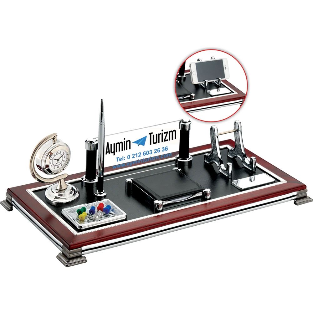 Logo Baskılı Promosyon Ahşap Masa Seti 0036 Vera - vera 0036 v2