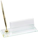 Logo Baskılı Promosyon Kristal Masa Seti Şeffaf KM-35-SFF - km 35 s