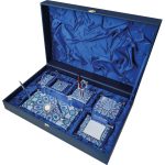 Logo Baskılı Promosyon Masa Seti W530 Ebru - w530 ebru kutu