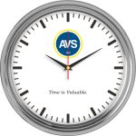 Logo Baskılı Promosyon Metal Duvar Saati V30-960-B - 960 b