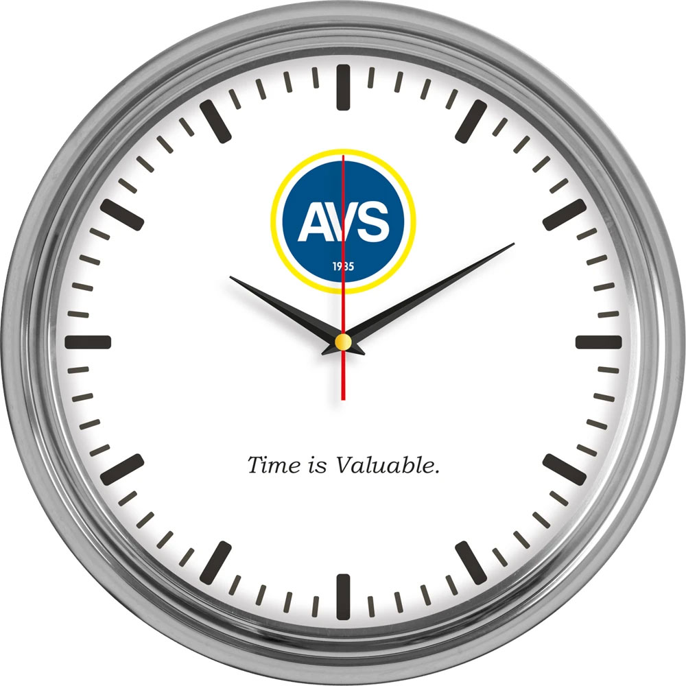 Logo Baskılı Promosyon Metal Duvar Saati V30-960-B - 960 b