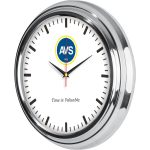 Logo Baskılı Promosyon Metal Duvar Saati V30-960-B - 960 yan gorunum