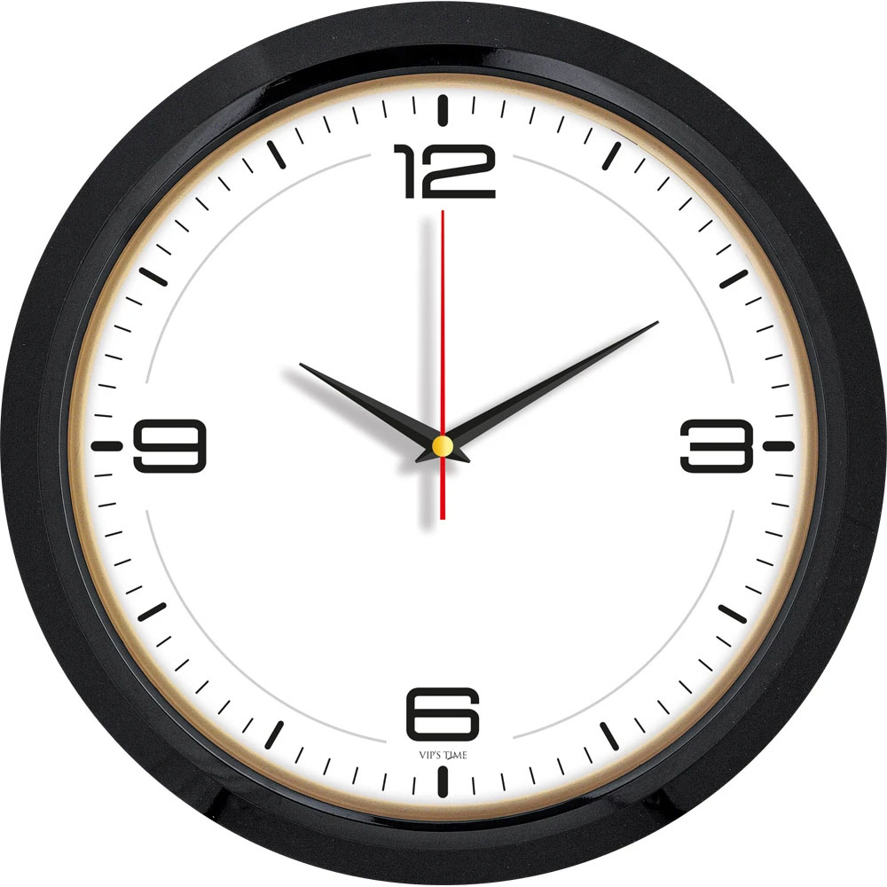 Logo Baskılı Promosyon Plastik Duvar Saati V30-506-S - 506 s