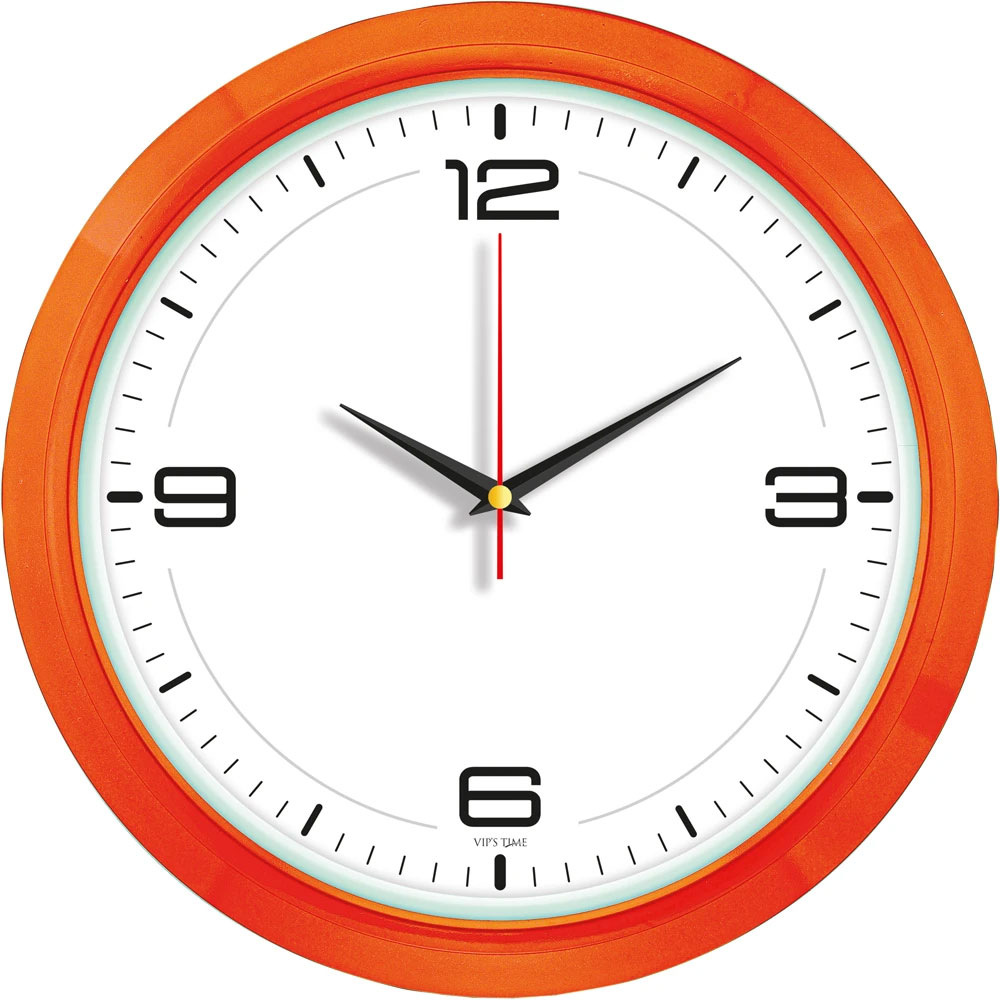 Logo Baskılı Promosyon Plastik Duvar Saati V30-506-T - 506 t