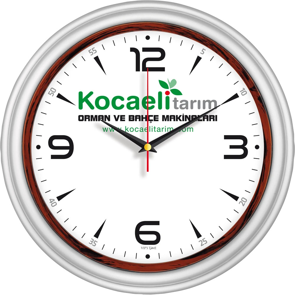 Logo Baskılı Promosyon Plastik Duvar Saati V30-522-G - 522 g