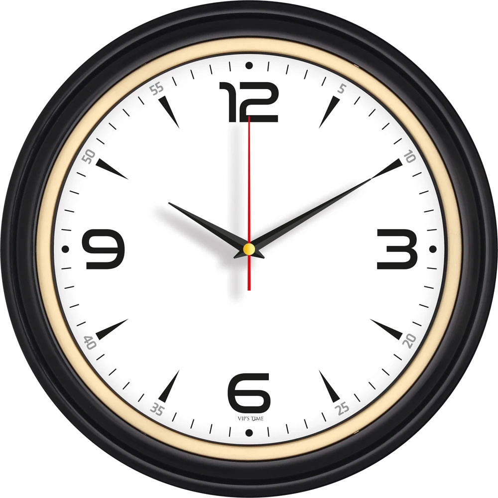 Logo Baskılı Promosyon Plastik Duvar Saati V30-522-S - 522 s