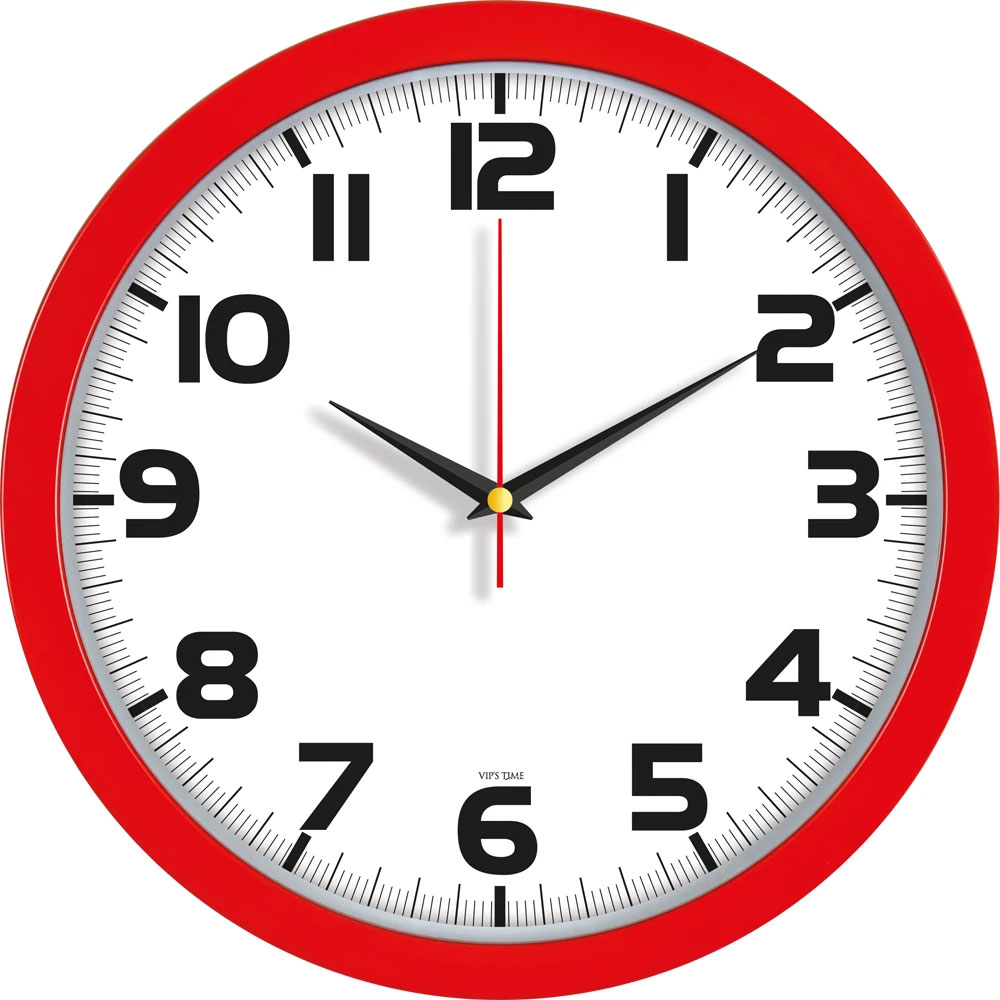 Logo Baskılı Promosyon Plastik Duvar Saati V30-533-K - 533 k