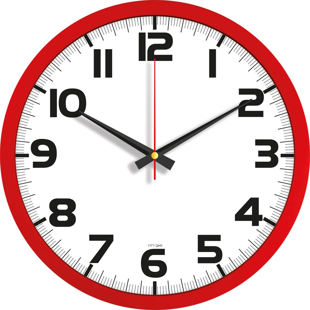 Logo Baskılı Promosyon Plastik Duvar Saati V30-534-K - 534 k