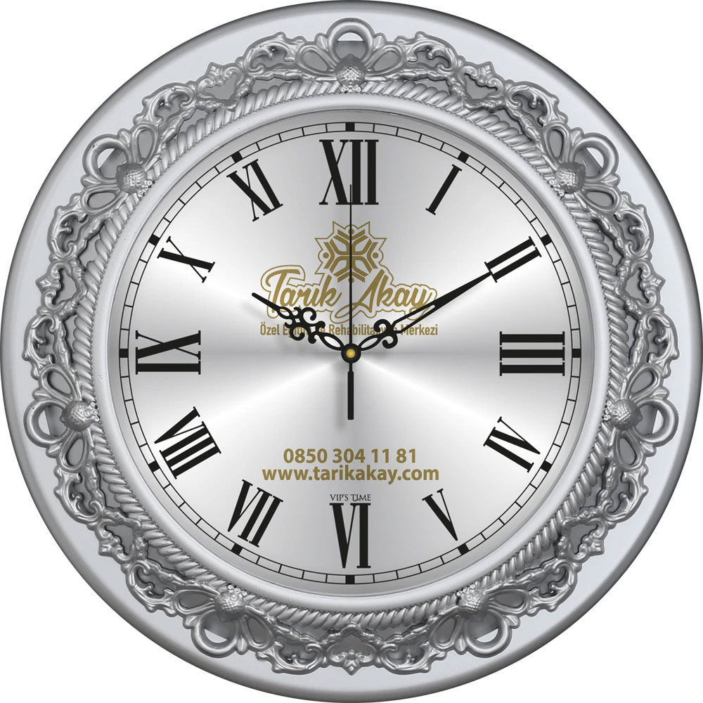 Logo Baskılı Promosyon Plastik Duvar Saati V30-660-G - 660 g