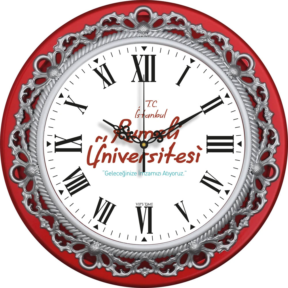 Logo Baskılı Promosyon Plastik Duvar Saati V30-860-K - 860 kb