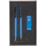 Logo Baskılı Promosyon USB Kalem Set Lacivert 9220-16GB-L - 9920 lacivert