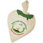 Logo Baskılı Promosyon İp Büzgülü Ham Bez Çanta BC-8300 - bc 8300 a