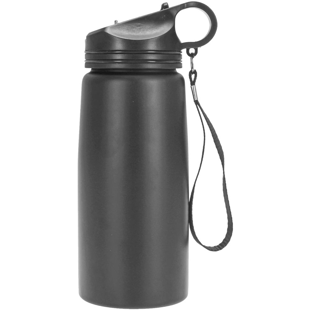 Logo Baskılı Promosyon Emzikli Termos Siyah 3530-S - 3530 s