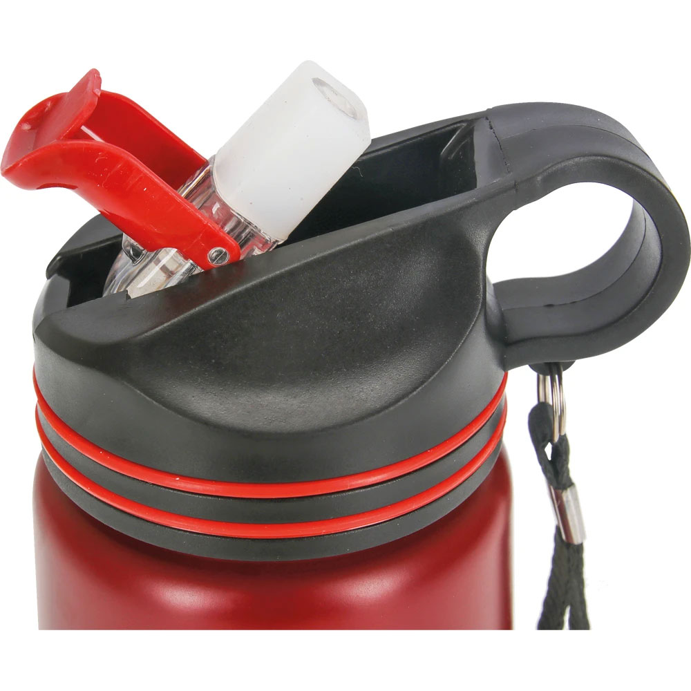 Logo Baskılı Promosyon Emzikli Termos Siyah 3530-S - 3530 emzik