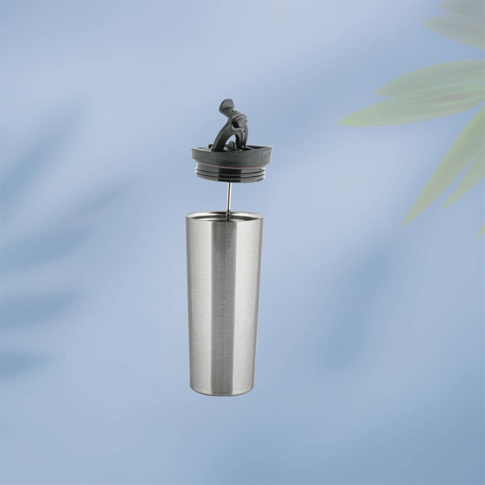 Logo Baskılı Promosyon French Press Termos Kırmızı 3754-K - 3754 konsept